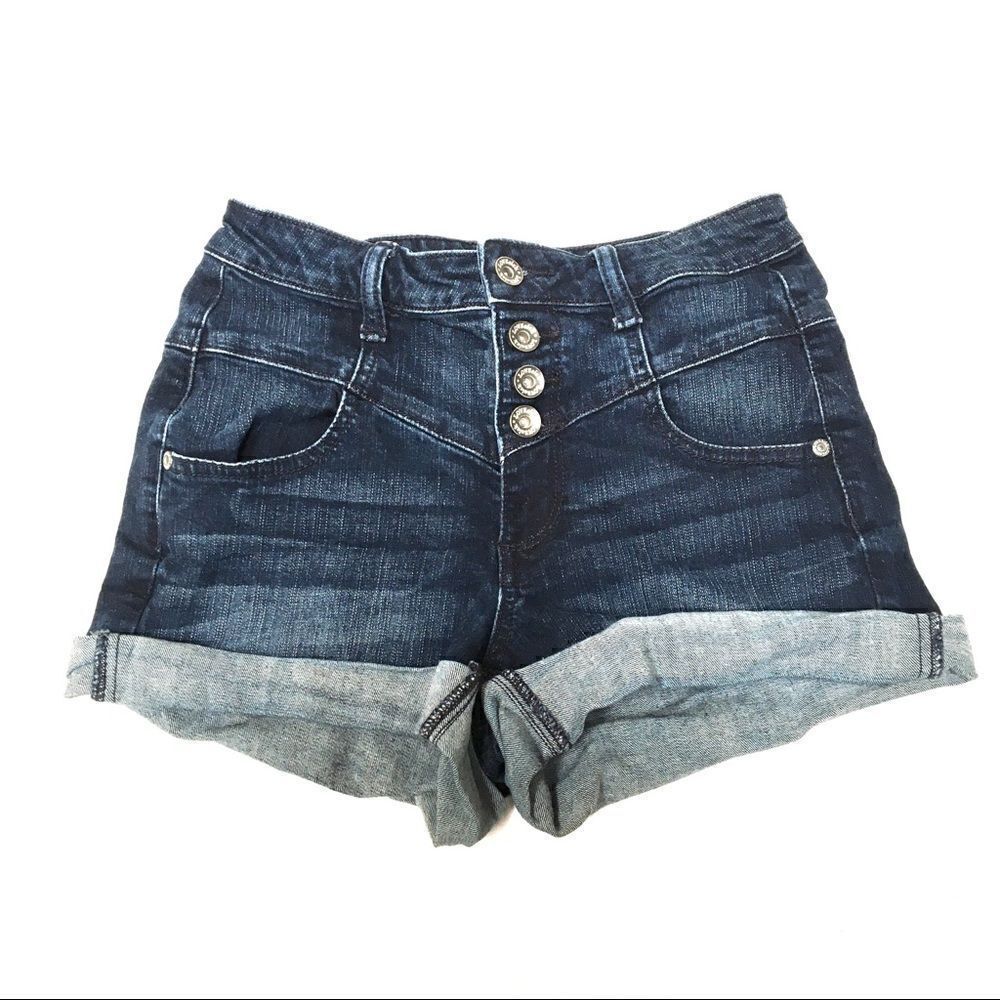 ‎Lovesick high waisted hi rise button fly shorts 1
